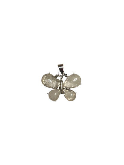 Crystal Clear Butterfly Pendant