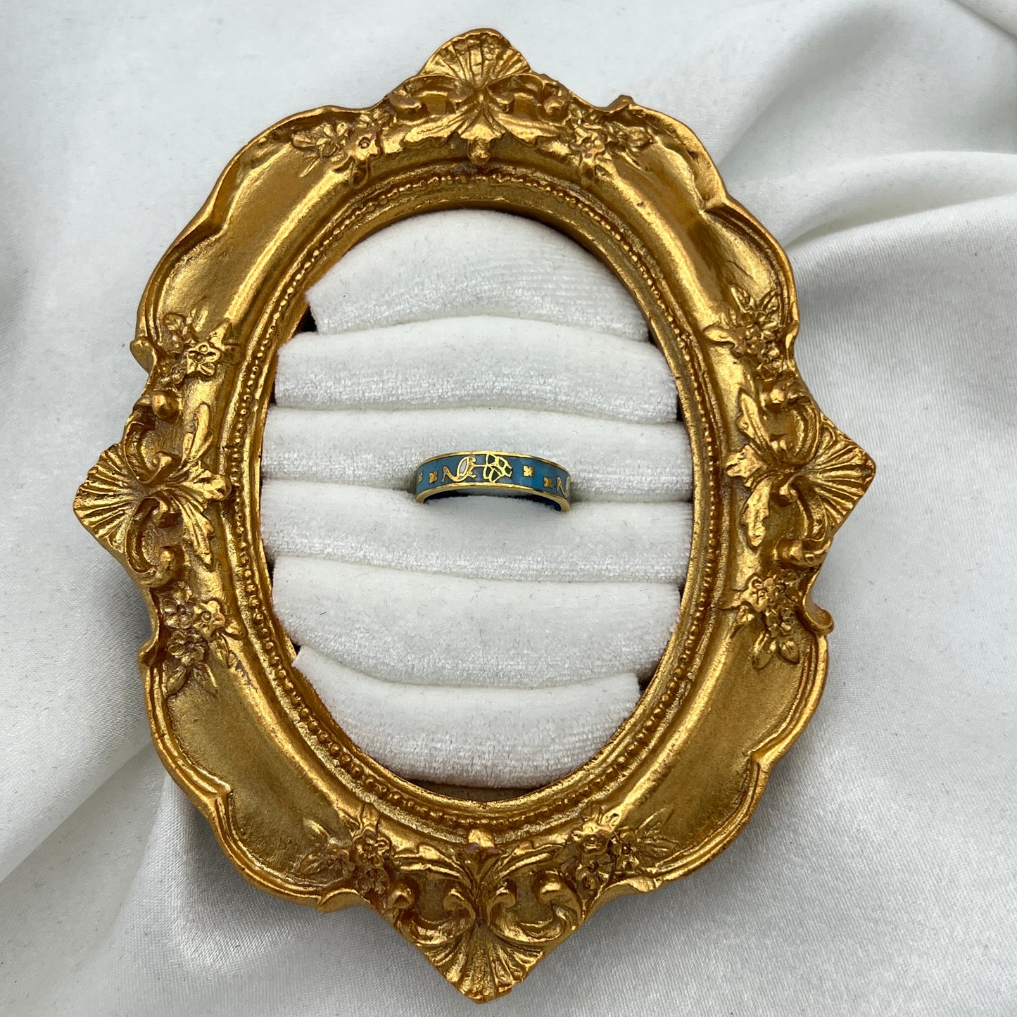 Teal Swan Enamel Cloisonné Ring