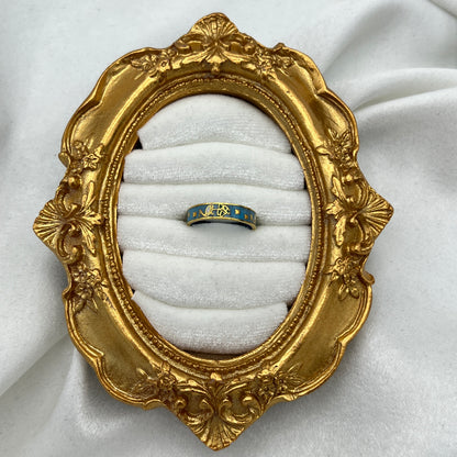 Teal Swan Enamel Cloisonné Ring