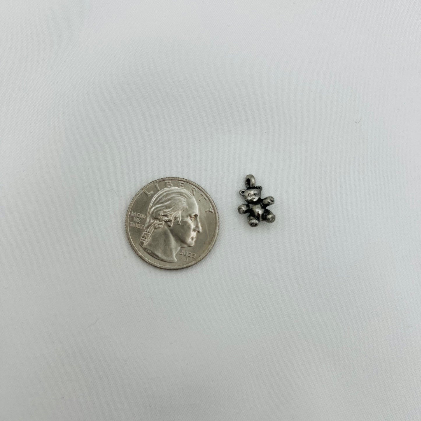 Dainty Teddy Bear Charm