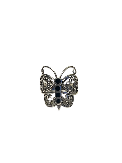 Sterling Silver Butterfly Ring