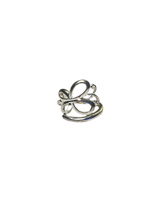 Sterling Silver Butterfly Wrap Ring