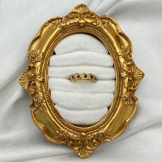 Avon Gold Heart Band