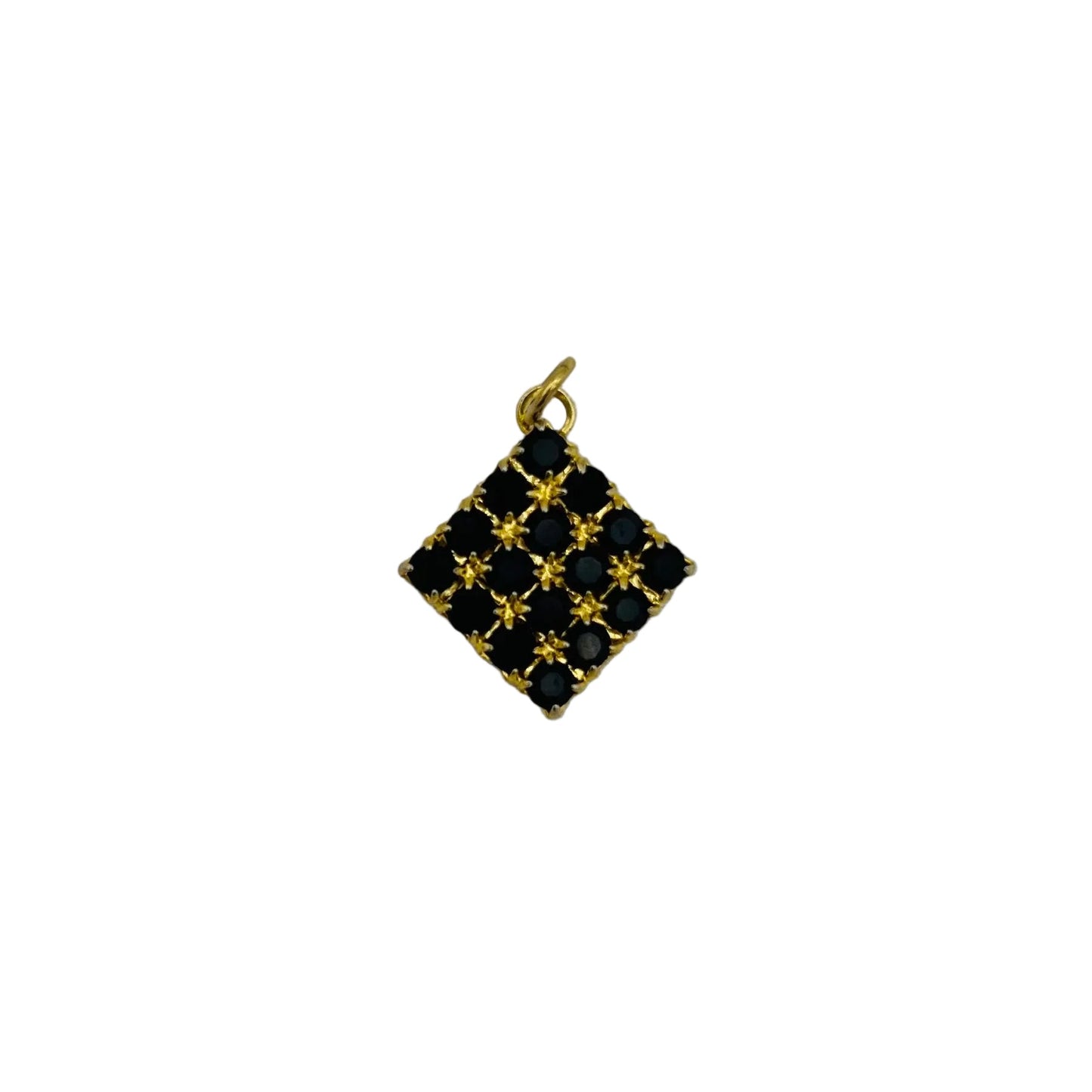 18K Gold Plated Rhinestone Pendant